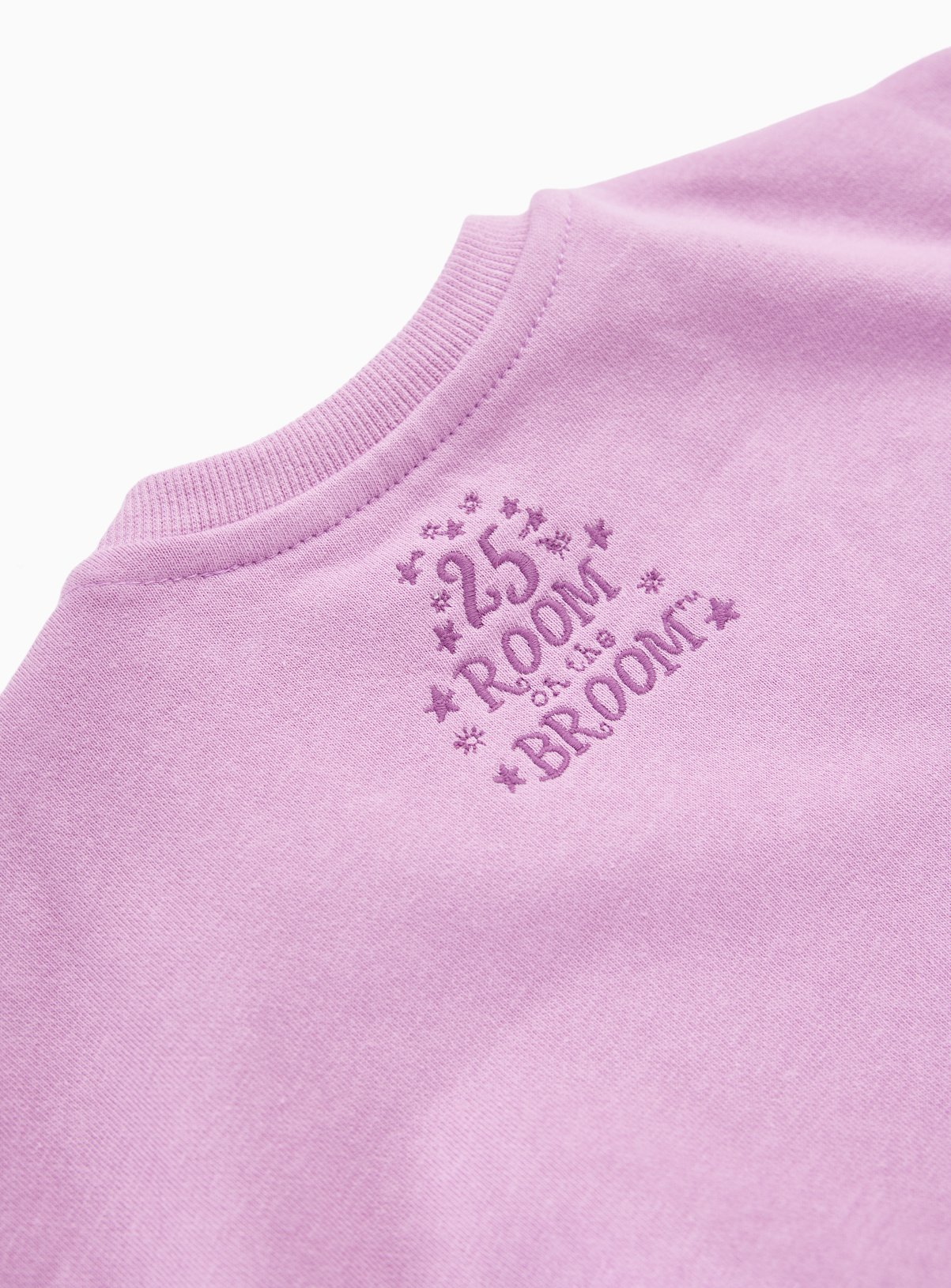 Halloween Dark Pink Room On The Broom Sweat Set 9-12 months - Image 3 thumbnail